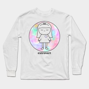 Extrovert Girl Long Sleeve T-Shirt